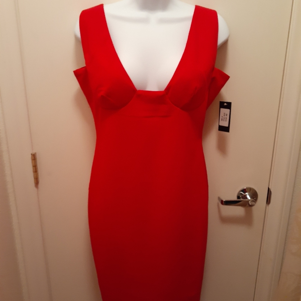 Red sexy dress